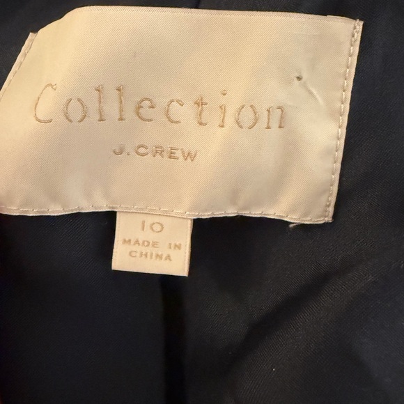 EUC J. Crew Collection Oversize LurexTweed Coat sz 10 - Picture 8 of 9